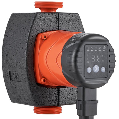 LPS25-8BP-180 Varmvattencirkulationspump, 220V, 60W 67 L/min Högeffektiv cirkulationspump, EMC Automatisk vattencirkulationspump 38 mm (1,5") Gängad NPT-cirkulationspump för varmvattenberedare