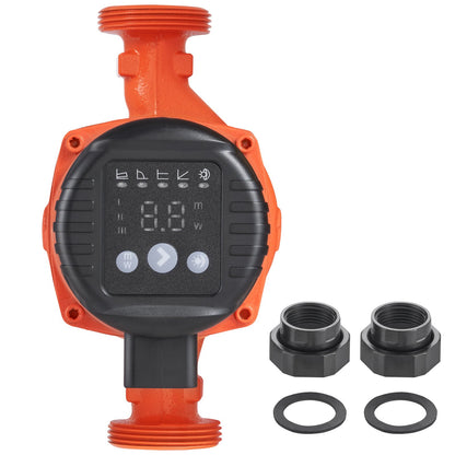 LPS25-8BP-180 Varmvattencirkulationspump, 220V, 60W 67 L/min Högeffektiv cirkulationspump, EMC Automatisk vattencirkulationspump 38 mm (1,5") Gängad NPT-cirkulationspump för varmvattenberedare