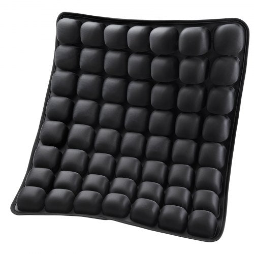 Inflatable Seat Cushion, 3D Air Cell Seat Cushion for Pressure Relief, Lycra & TPU Wheelchair Seat Pad with Manual Pump, Lightweight and Portable for Travel, Office, Car, Airplane