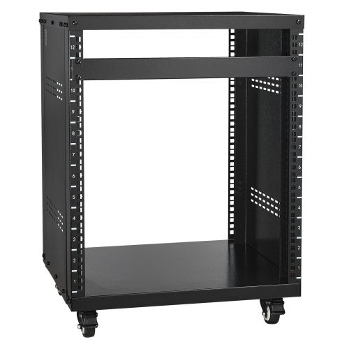 12U AV Rack Stand 226.8 kg Capacity Network Stereo Recording Studio Rack 510x460x700mm