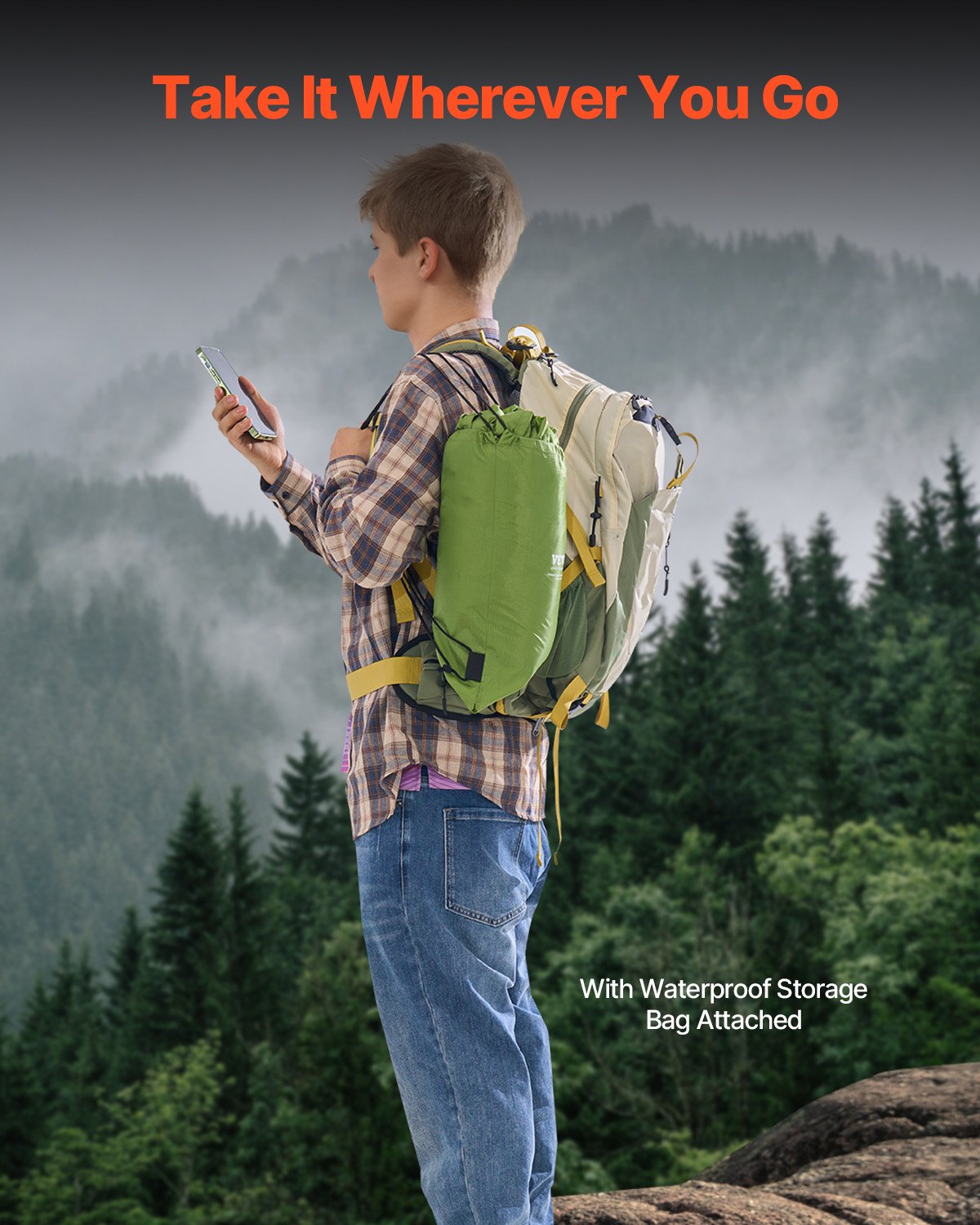 Campingfilt 2,08 m x 1,4 m (82" x 55") Varm stadionfilt 330 gsm Utomhus Resor