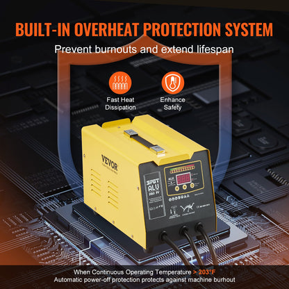 Spot Welder Dent Puller, 300W Stud Welder Dent Repair Kit with Heat Gun, Auto/Manual Welding Mode, Auto Body Spot Welding Dent Repair Machine for Aluminum Car Body Panels Repair