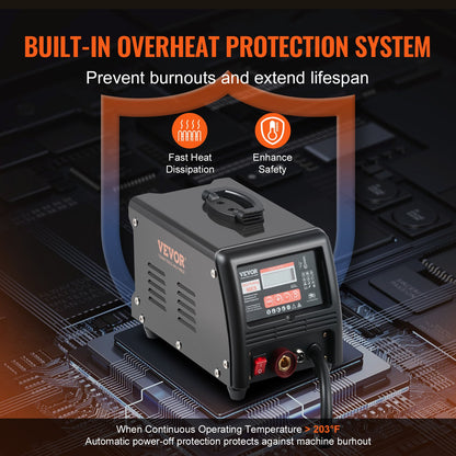 Punktsvetsnings- och bucklucka, 3KW punktsvetsnings- och bucklucka med automatisk/manuell svetsning och 9 mångsidiga lägen, punktsvetsnings- och bucklucka för bil- och lastbilsreparation