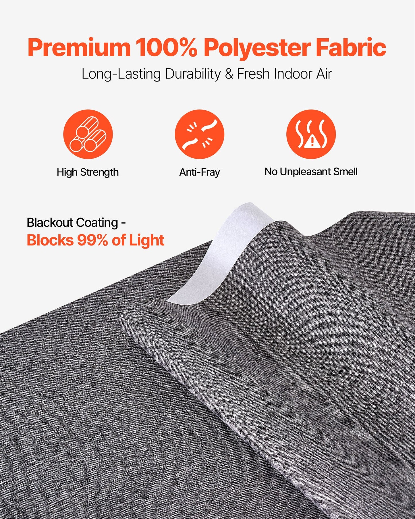 Panel Track Blinds, Extendable Track from 116 cm to 218 cm W, Trimmable Panel Curtains Up to 243cm H, Vertical Blackout Panel Blinds for Sliding Doors, Patio Doors, Room Divider, Dark Gray