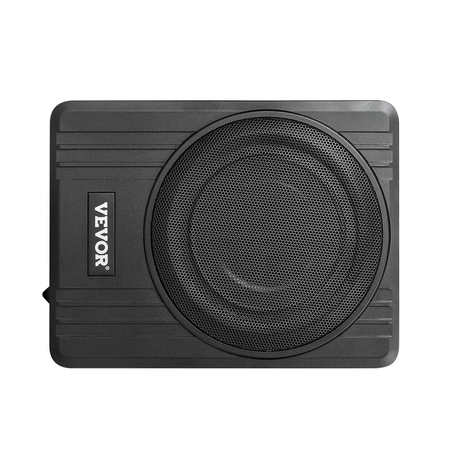 10" 300W subwoofer för undersätet, smala, drivna subwoofers för bil under sätet, inbyggd lågprofilsubwooferförstärkare, hög-/lågnivåingång och volymkontroll för stadsjeepar, bil, lastbil, husbil