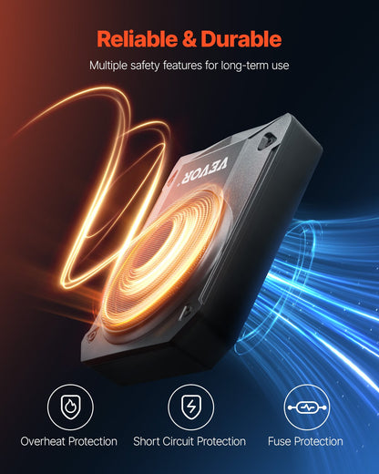 10" 400W subwoofer för undersätet, smala, drivna subwoofers för bil under sätet, inbyggd lågprofilsubwooferförstärkare, hög-/lågnivåingång och volymkontroll för stadsjeepar, bil, lastbil, husbil