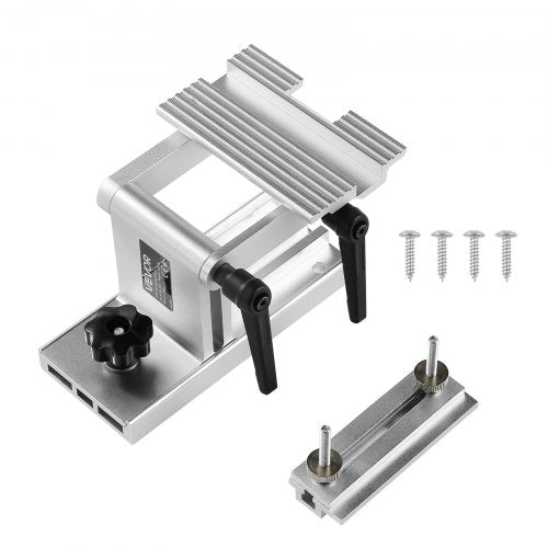 Sharpening Tool Rest Jig, Adjustable Replacement Tool Rest Sharpening Jig for 6" or 8" (152 mm or 203 mm) Bench Grinders – with Flat Miter Slide for 0–2.5 inch (0–64 mm) Wide Blades and Chisels