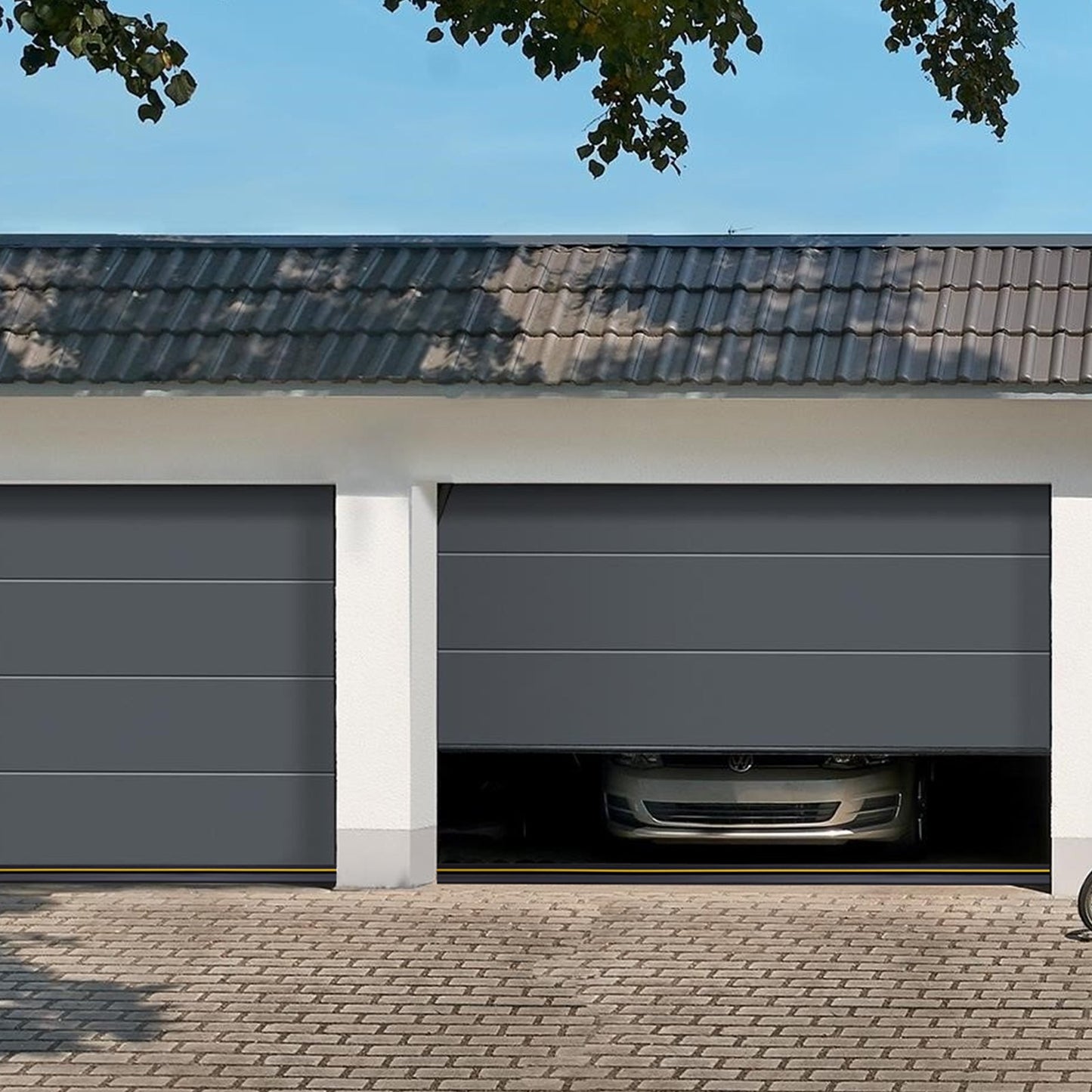 Tätningslist för garageportströskel, 12 fot universal tätningslist för garageportsgolv med självhäftande material, väderbeständig list för garageportsbotten, uppgraderad tjock PVC-tätningslist för hemmafixering, svart