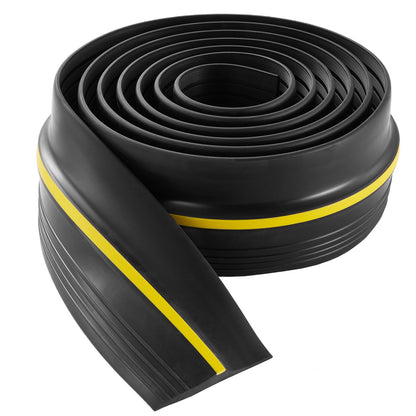 Tätningssats för garageportströskel och botten, 10 fot U-form + O-ring universell garageportstätningslist för botten i PVC, kombinerad med väderbeständig tätningslist för garagetröskel med självhäftande material, svart