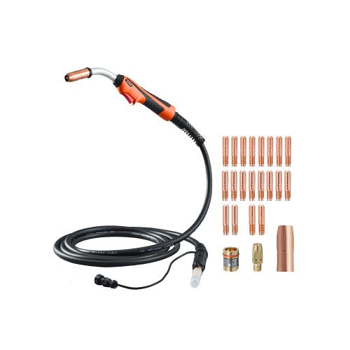 250Amp Mig Welding Gun with 15FT Cable, Compatible with Millermatic 200, 210, 212, 250, 250X, 251, 252 Welders, Suitable for 0.030", 0.035" and 0.045" Welding Wires