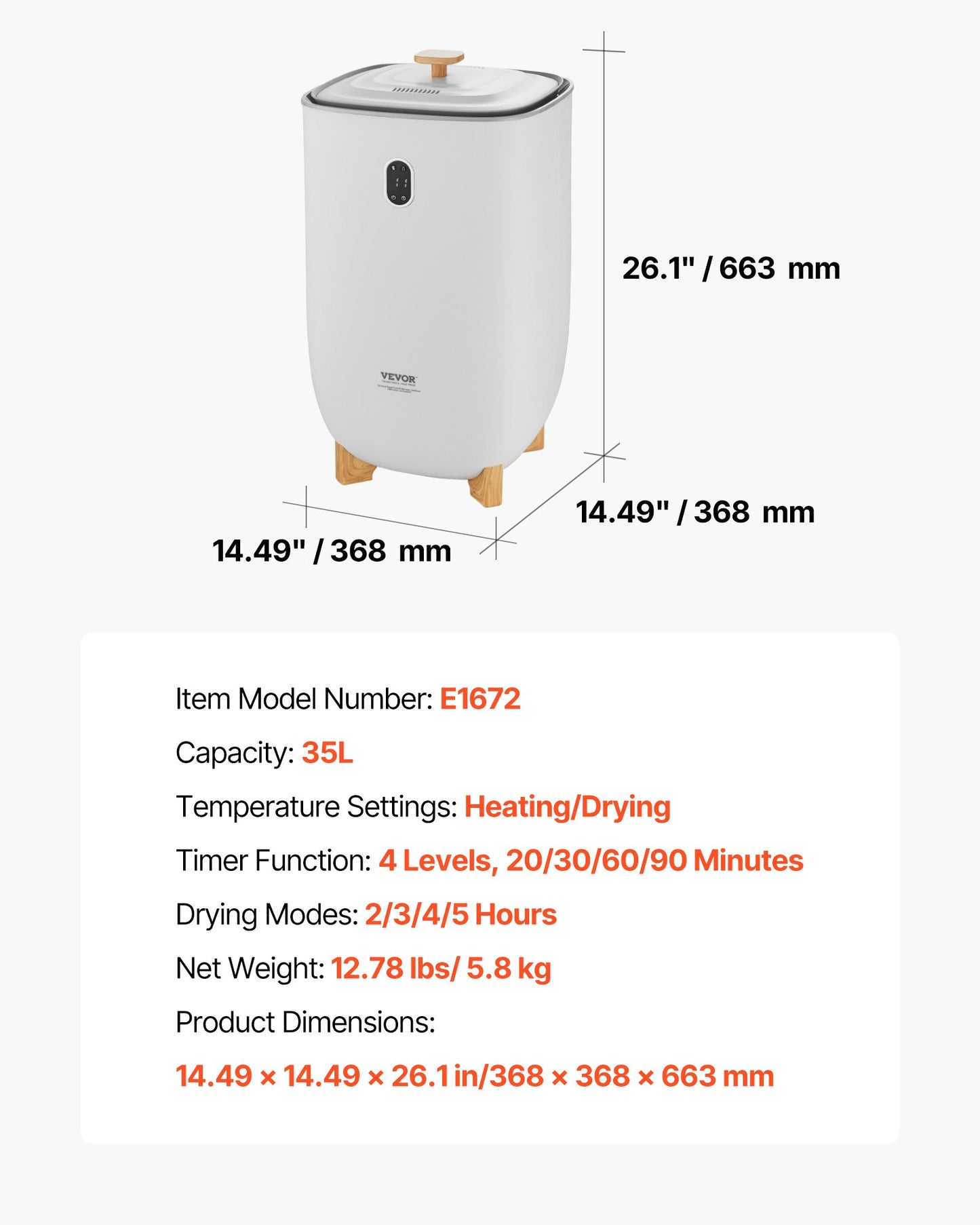 Towel Warmers for Bathroom, 35 L Towel Warmer Bucket, Towel Dryer with Auto Shut Off for Spa Fits up to 6 Oversized Bath Towels, Blankets, Clothes, Bathrobes, PJ's and More