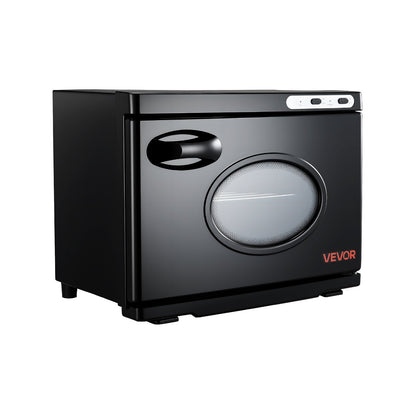 Handduksvärmare, 23L stort handduksvärmarskåp med genomskinligt fönster, klämma och rostfria stålställ, rymmer 36 handdukar, allround värmeskåp för spa, barberare, manikyr, massage, salong