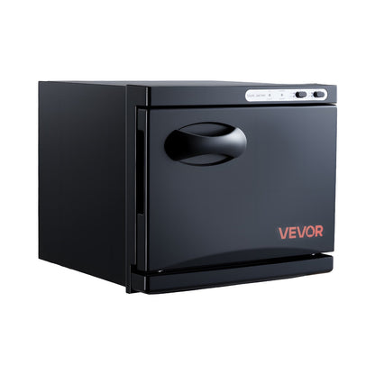 Handduksvärmare, 8L liten handduksvärmare med klämma och ställ i rostfritt stål, rymmer 12 handdukar, bärbar allround värmeskåp för spa, barberare, manikyr, massage, salong, svart