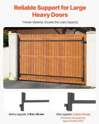 Gate Building Kit, Fits 40 to 72 in Wide Openings, Up from 4 to 5 ft High Fence, Adjustable Gate Building Kit, Anti Sag Full Gate Frame Kit with Latch Lock and Screws, for Wooden Fence, Iron