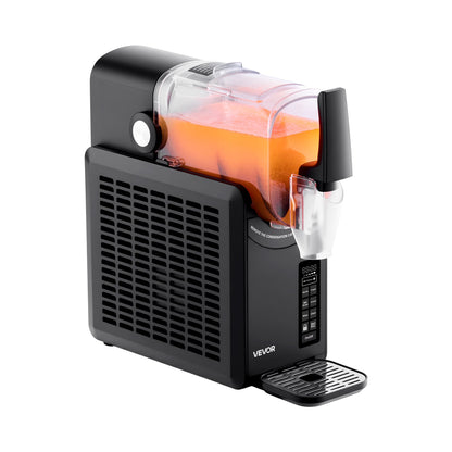 Slushie-maskin, 2,6 l/88 oz, ingen is behövs, slushmaskin för hemmet, fryst dryckesmaskin med 5 förinställda program, margaritamaskin med självrengöring, frysta margaritas, frappés, milkshake och mer