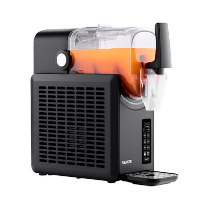 Slushie-maskin, 2,6 l/88 oz, ingen is behövs, slushmaskin för hemmet, fryst dryckesmaskin med 5 förinställda program, margaritamaskin med självrengöring, frysta margaritas, frappés, milkshake och mer