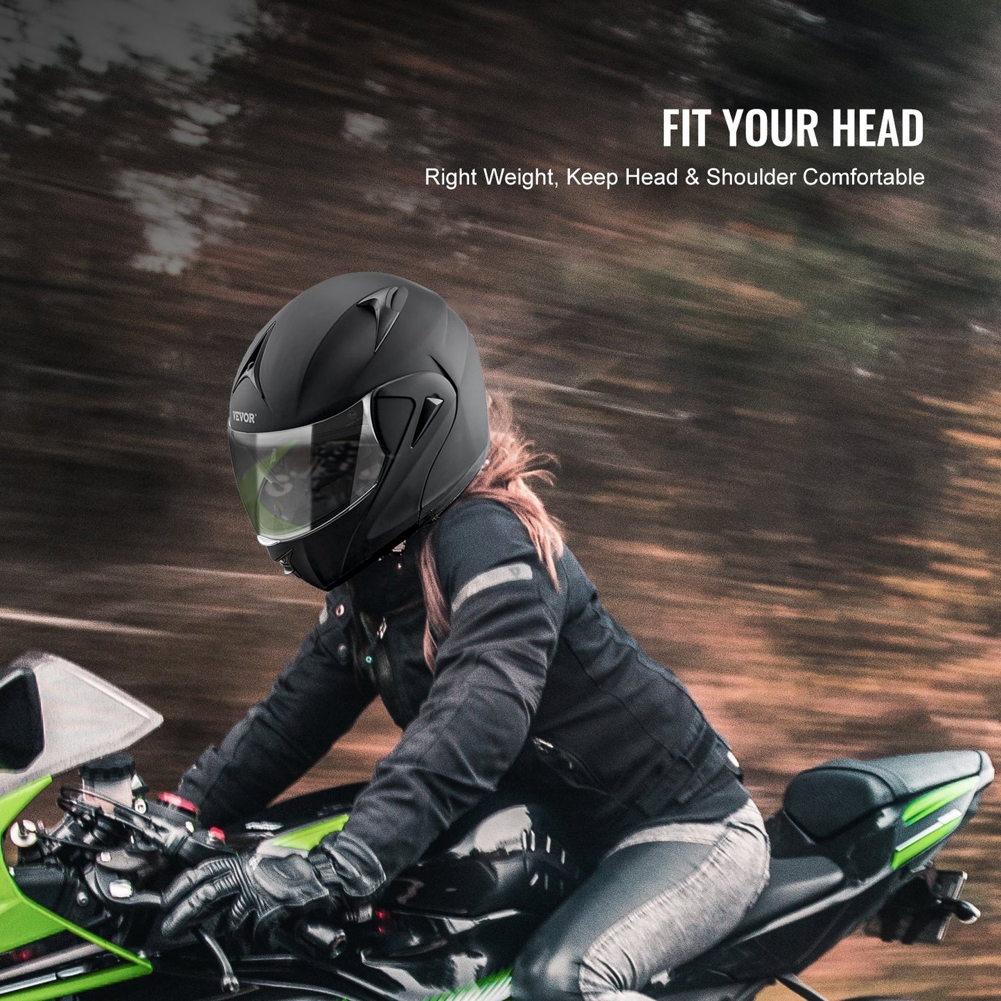 Motorcycle Helmet, Unmasked, Smart Street ABS & High Density Helmet with Bluetooth Communications & Interchangeable Lens, DOT Approved Comfortable Motocross Helmet, Fit for Youth & Adults
