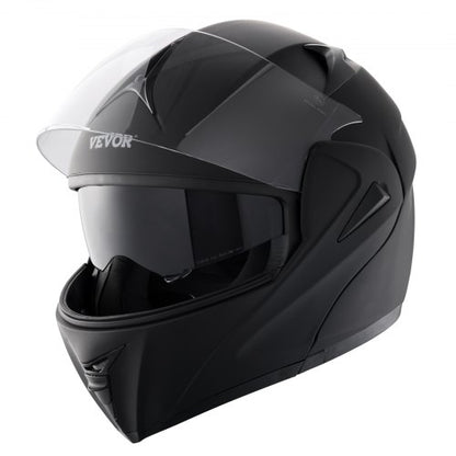 Motorcykelhjälm, omaskerad, Smart Street ABS och högdensitetshjälm med Bluetooth-kortplats och utbytbart glas, DOT-godkänd bekväm motocrosshjälm, lämplig för ungdomar och vuxna