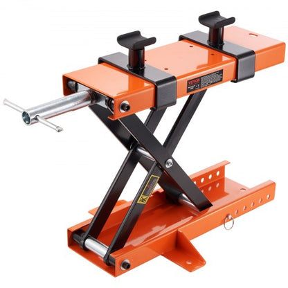 Motorcycle Lift Scissor Jack Stand 499.5 kg with Saddle ATV Lift Dirt Bike