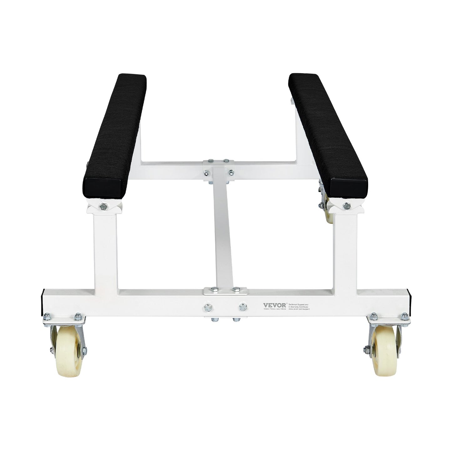 Vattenskotervagn, 1800 lbs lastkapacitet, vattenskoterställ, vattenskotervagn för att flytta vattenskoter, fast våningssäng med 4 hjul och 2 bromsar, kraftig vattenskotervagn för kajaker, svävare, motorbåtar