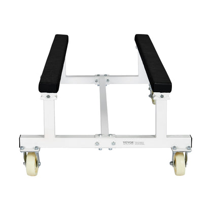 Vattenskotervagn, 1800 lbs lastkapacitet, vattenskoterställ, vattenskotervagn för att flytta vattenskoter, fast våningssäng med 4 hjul och 2 bromsar, kraftig vattenskotervagn för kajaker, svävare, motorbåtar