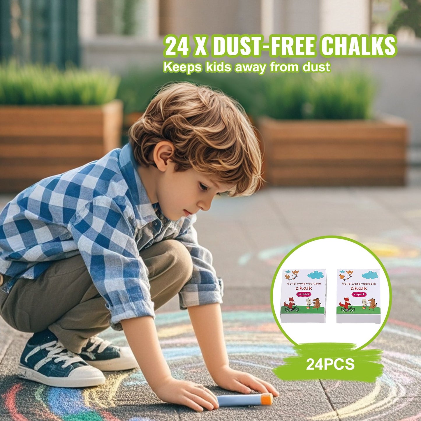 Easel Accessory Set, 32 PCS Kid's Art Easel Painting Kit Including Chalks, Dry-Erase Markers & Paper Rolls, Supplies Set for Standing Art Easel, Painting Accessories for Toddlers Boys and Girls