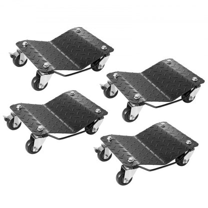 Car Dolly Wheel Tire Dolly 4 PCS Heavy Duty Skate Auto Repair Dolly 2721.6 kg