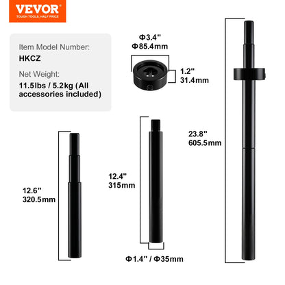 Gimbal Bearing Alignment and Install Kit, Heavy Duty Engine Alignment Tools Set Fits for Mercruiser Alpha, Alpha 1, MR, Bravo, OMC, Cobra, and Volvo