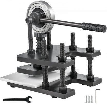 Leather Cutting Machine 180x120mm Manual Die Cutter Heavy Duty Leather Embossing Machine Hand Press Mold Mould Leather Die cut Leather Craft Cutting Machine for Various Materials