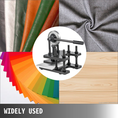 Leather Cutting Machine 180x120mm Manual Die Cutter Heavy Duty Leather Embossing Machine Hand Press Mold Mould Leather Die cut Leather Craft Cutting Machine for Various Materials
