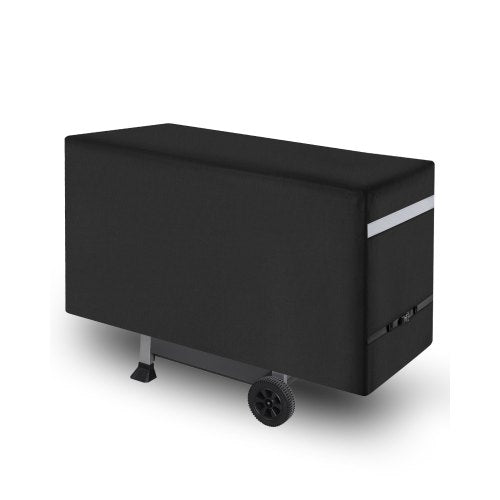 Grill Cover, 66 inch BBQ Covers for Outdoor Grills, Waterproof, Fade Resistant, Weather Resistant Heavy Duty 600D Polyester, Easy On/Off, with Secure Buckles, Black