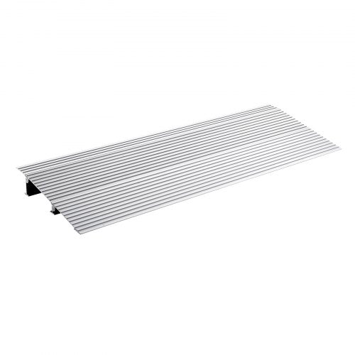 Door Threshold Ramp, 2" Rise, 800 lbs Load Capacity, Door Ramp for Wheelchairs, Aluminum Threshold Ramp for Doorways, Adjustable Modular Threshold Ramp for Wheelchairs, Scooters, Power Chairs