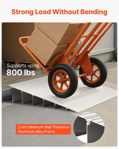 Tröskelramp 138 mm Tröskelramp för rullstol, viktklass 363 kg