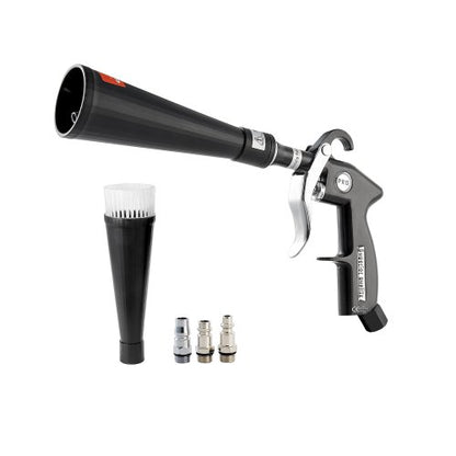 Car Cleaning Gun, 6-9.2 Bar High-Pressure Air Blow Gun with 2 Set Nozzles, 360° Rotating Nozzle for Complete Cleaning, Quickly Blasts Dirt and Dust from Surface, Work with 1/4 NPT Air Compressor