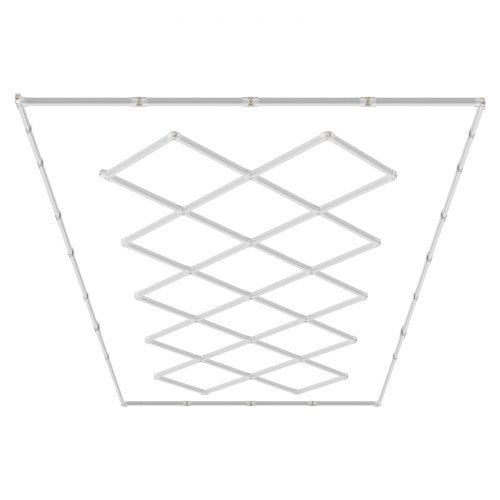 LED Garage Lights 88000LM, 6500K 14 Grid Systems Square Garage Ceiling Lights, DIY Cool White Car Detailing Garage Lighting Super Bright Shop Light for Basement Warehouse Auto Beauty Workshop