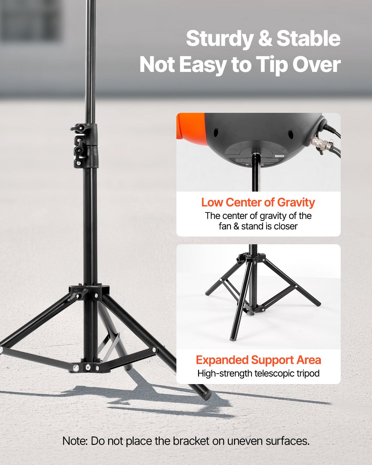 Foam Machine, 115 W Party Foam Cannon, Portable Foam Maker with a Tripod Stand, Powerful Foam Party Machine, for Backyard, Pool, Outdoor Events, Birthdays, Celebrations and Party, Grey & Orange