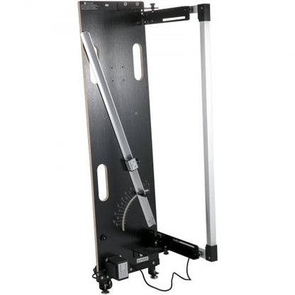 Styrofoam Cutting Machine 42cm Max. Cutting Thickness Foam Cutter 127cm Max. Cutting Length Hot Wire Foam Cutter 0-90° Styrofoam Cutter Six Heating Wires with Stand for Cutting Foam Pearl Cotton