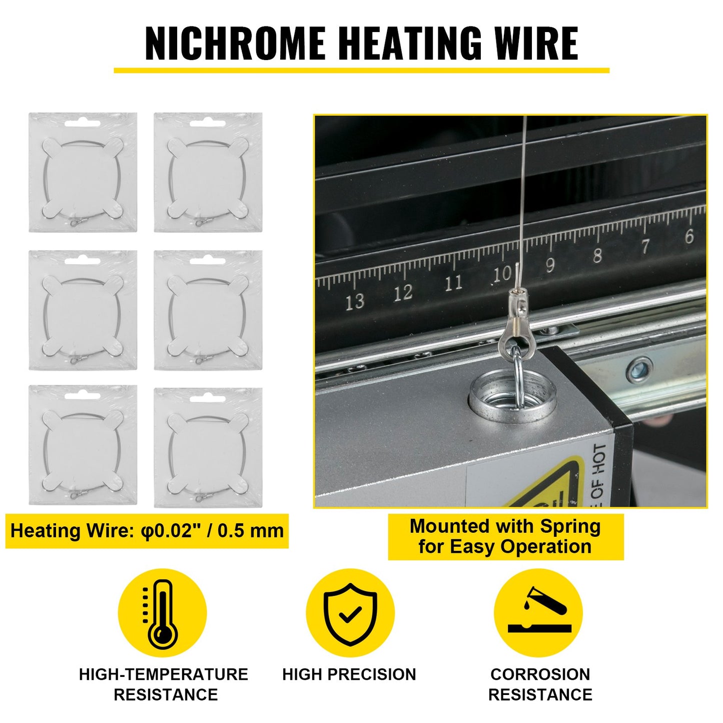 Styrofoam Cutting Machine 42cm Max. Cutting Thickness Foam Cutter 127cm Max. Cutting Length Hot Wire Foam Cutter 0-90° Styrofoam Cutter Six Heating Wires with Stand for Cutting Foam Pearl Cotton