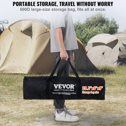 Volleyball and Badminton Set, Outdoor Portable Badminton Net, Adjustable Height Steel Poles, Professional Combo Set with PVC Volleyball, Pump, Carrying Bag, Easy Setup for Backyard Beach Lawn