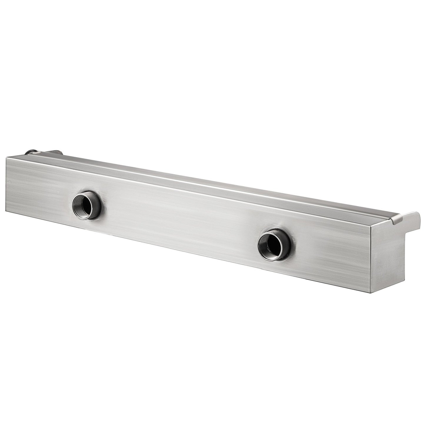 Rektangulär fontän för vattenfall och pool med LED-remsa 60 x 11,5 x 8 cm/23,6" x 4,5" x 3,1"