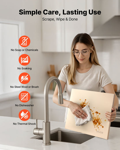 Pizza Stone, 38 x 30 cm Rectangular Cordierite Pizza Stone, Extra Large Baking-Stone with Scraper, 15 mm Thick Heat-Resistant Cordierite, for Kitchen Oven, Baking Bread & Pizzas, BBQ Grilling