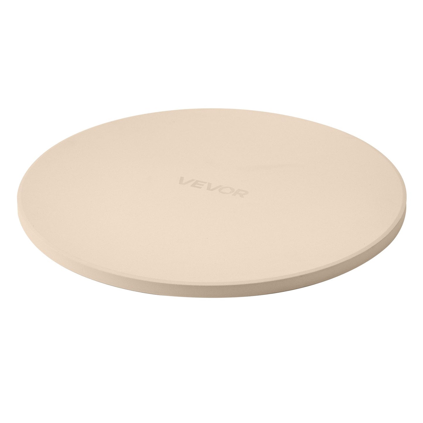 Pizza Stone, 406 mm Round Cordierite Pizza Stone, Extra Large Baking-Stone with a Durable Stand, 17 mm Thickness Heat-Resistant Cooking Cordierite, for Kitchen Oven, Baking Pizzas, BBQ Grilling