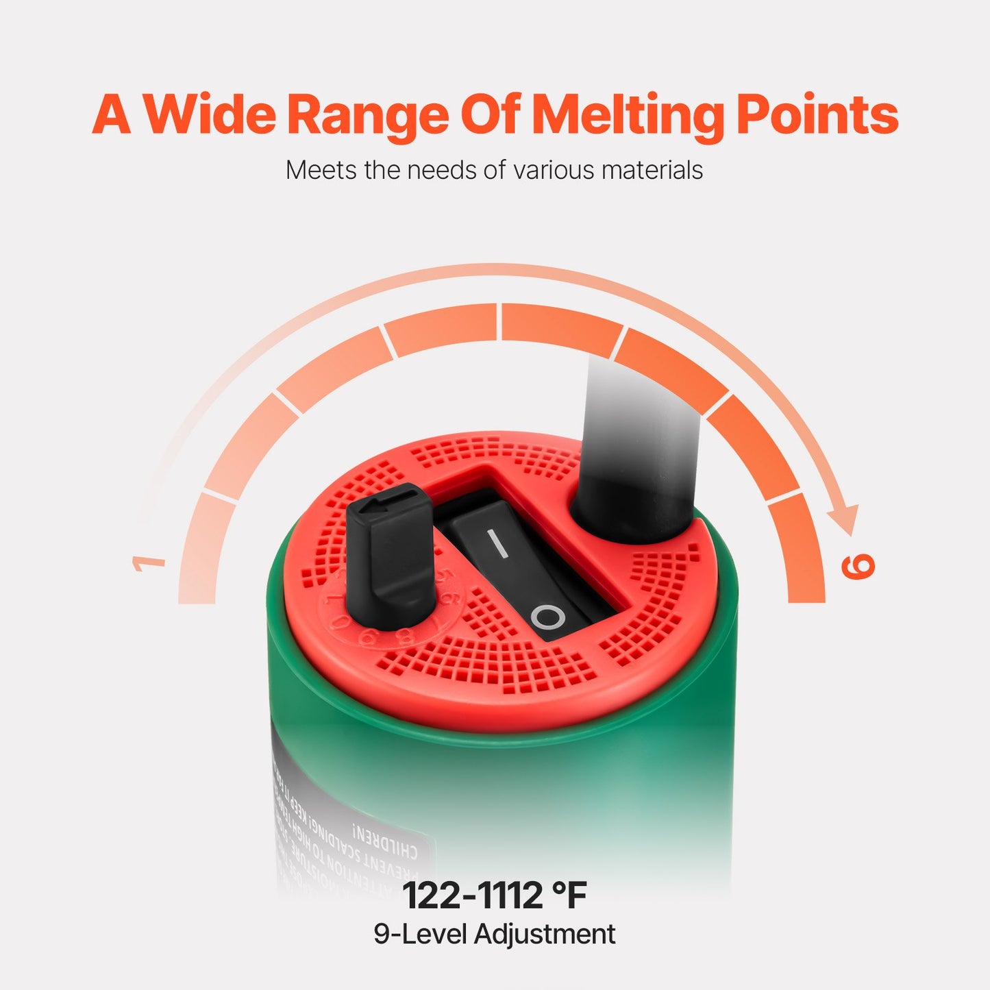Varmluftssvets för plast, 1600W varmluftspistol, 122-1112℉ PVC TPO vinylvärmepistol svetsbrännare, plastsvetsning för tak med 4 tillbehör - 2 munstycken och 1 sömrulle för PP/PE/PVC-ark