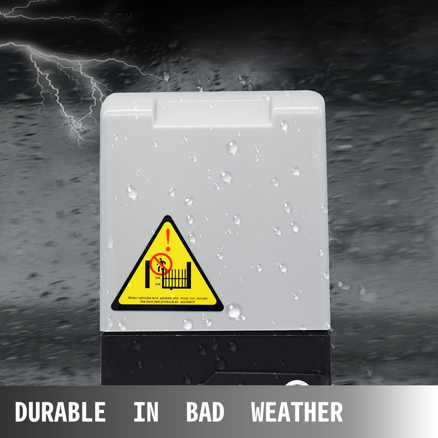 Automatisk grindöppnare 600 kg/1300 lb, med infraröd säkerhetsfotocellsensor med 2 fjärrkontroller Skjutgrindsöppnarens rörelsehastighet 1188,7 cm per minut