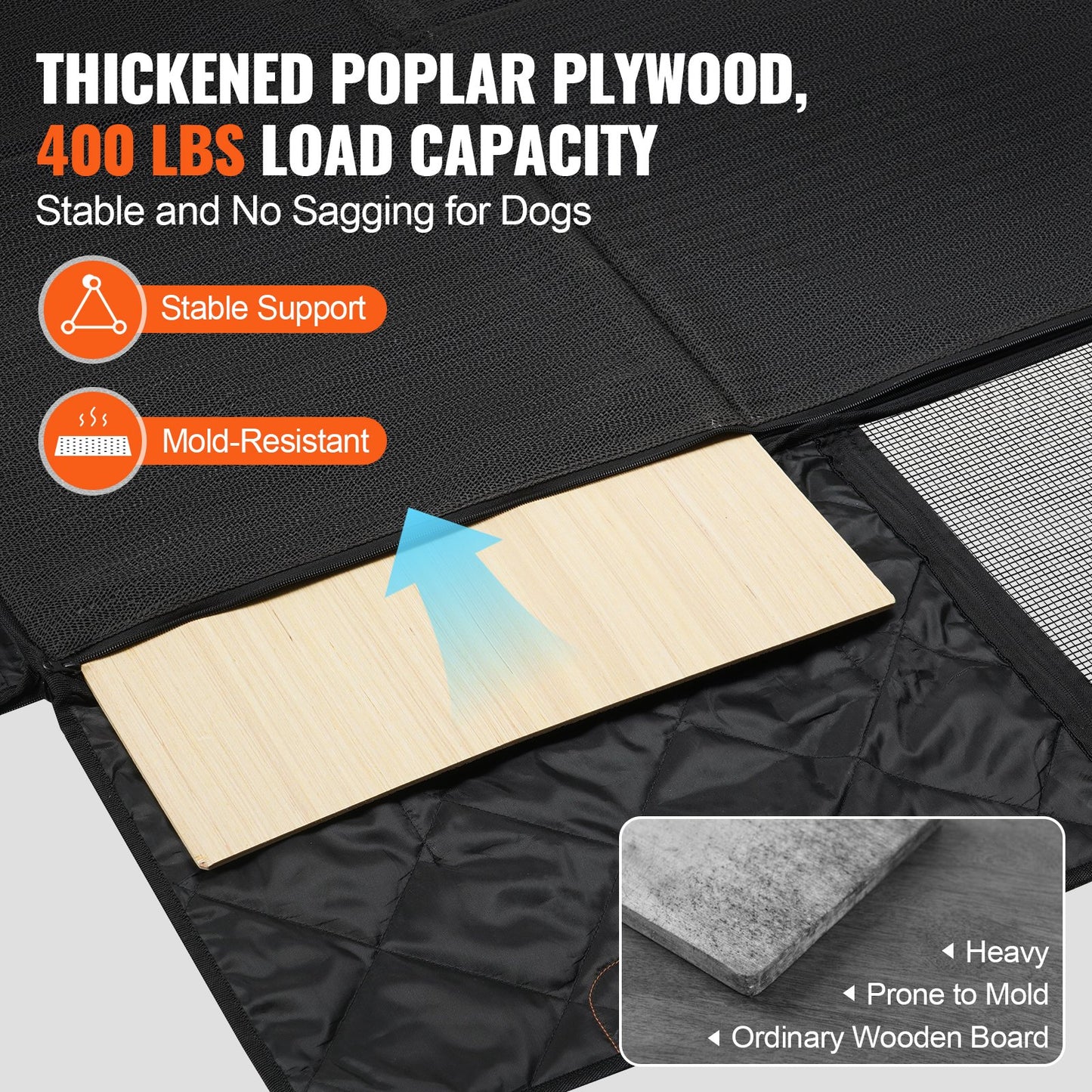 Baksätesförlängare, hundskydd för baksätessäng med nätfönster och förvaringsficka, stöder 180 kg hundhängmatta för bil hundsäng 137 x 81 cm för lastbil