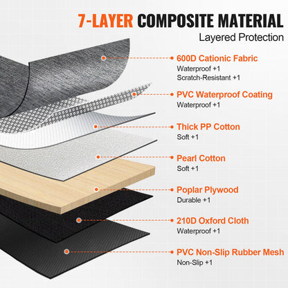 Baksätesförlängare, hundskydd för baksätessäng med nätfönster och förvaringsficka, stöder 180 kg hundhängmatta för bil hundsäng 137 x 81 cm för lastbil