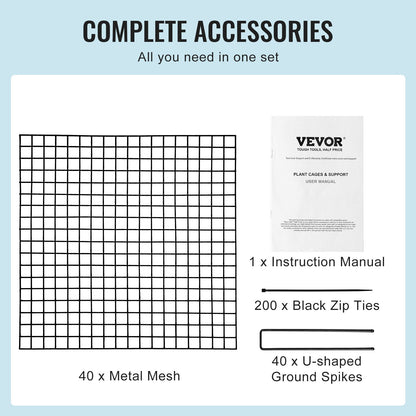 10-pack växtskydd mot djur, 30 x 30 cm hönsnätsväxtskydd, växtburar för utomhusväxter, blommor och grönsaker, håller kaninkycklingar och ekorrar borta, 40 st metallnät