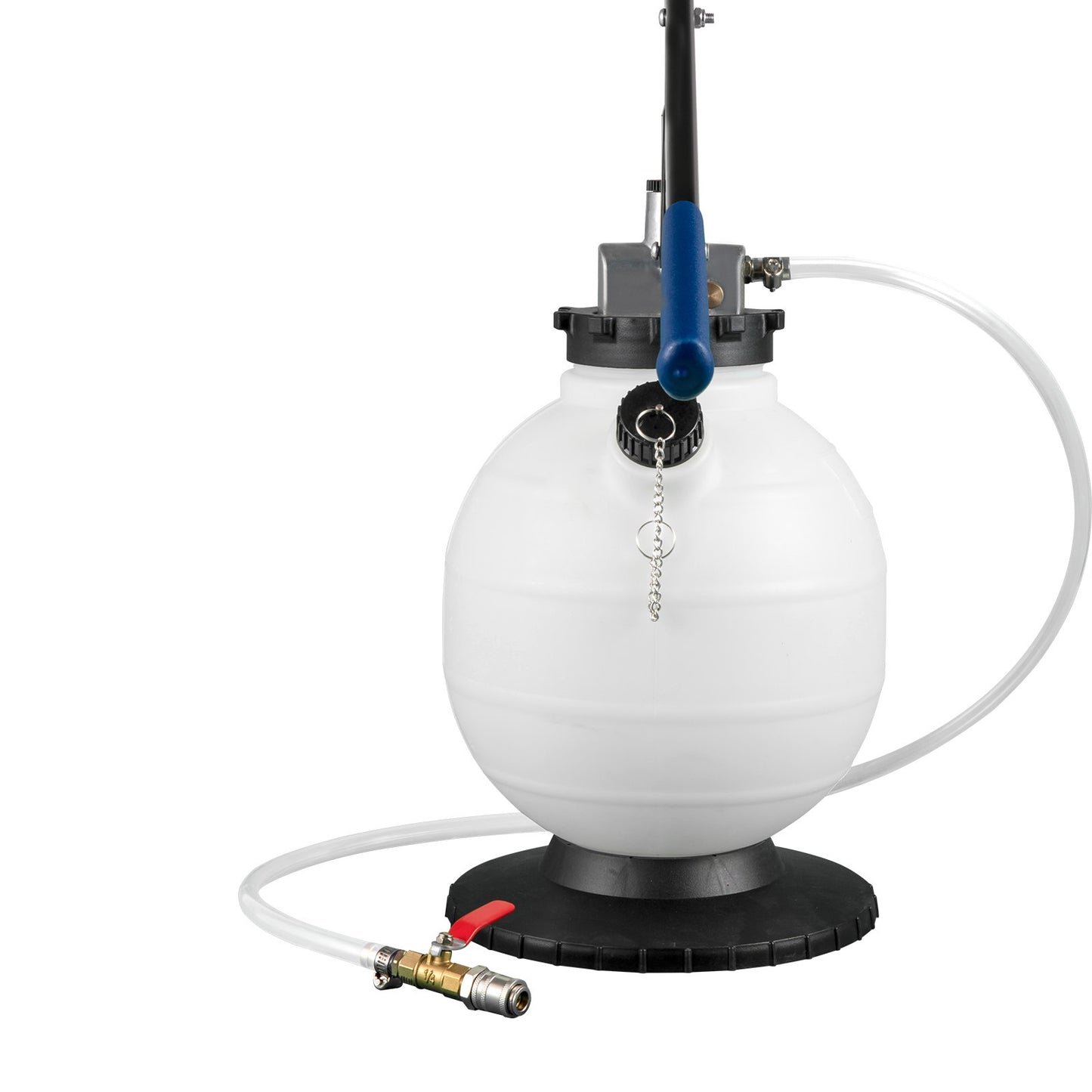 Manuell ATF-påfyllningssystem för transmissionsoljepump, olje- och vätskepåfyllningsluftare 7,5 liter stor kapacitet, verktygssats för automatväxellådspump med 15 delar ATF-påfyllningsadaptrar