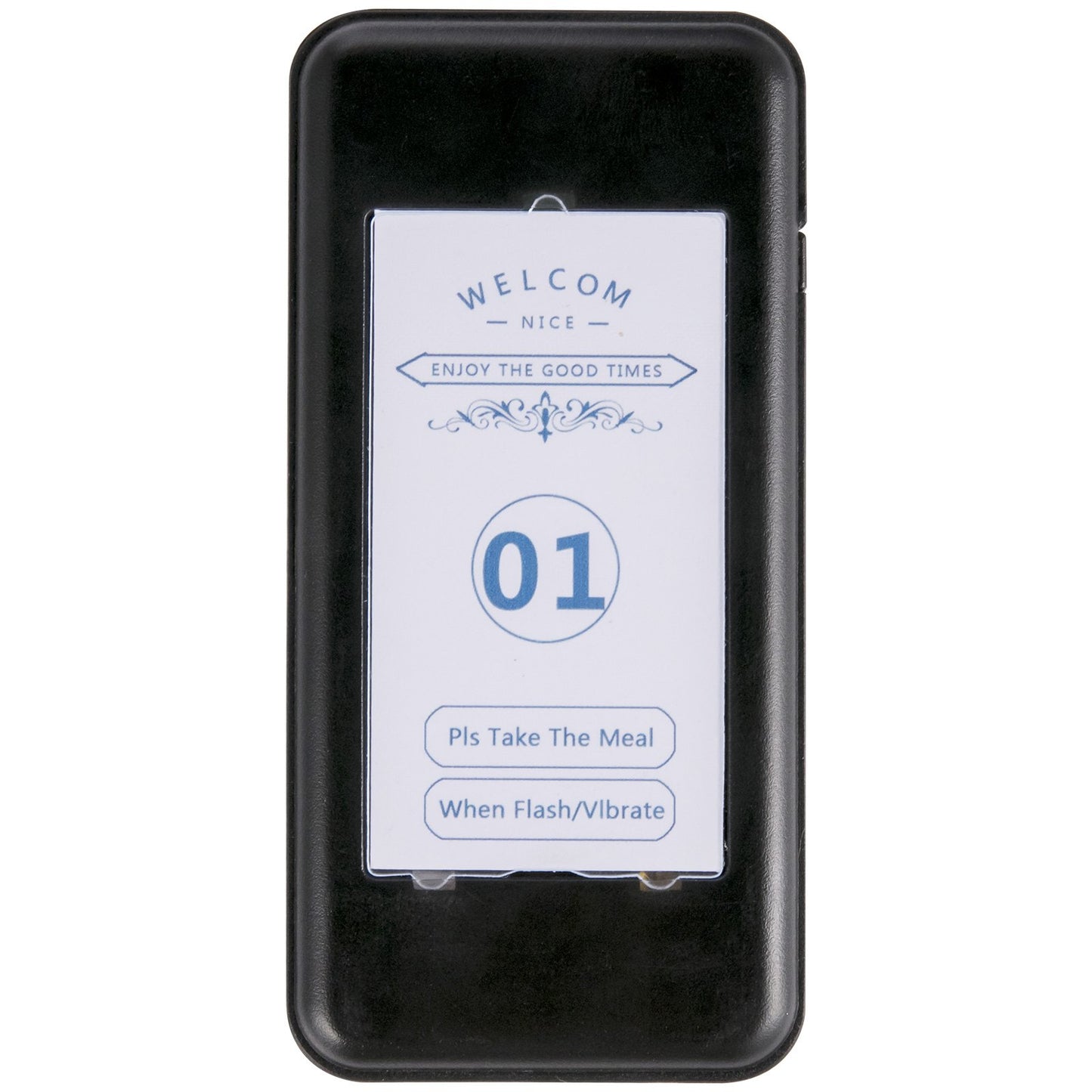 Restaurant Pager 16 Coasters Paging System Max 98 Nursery Pager Wireless Paging Queuing Calling System Touch Screen with Vibration, Flashing and Buzzer for Social Distance Hotels and Cafés