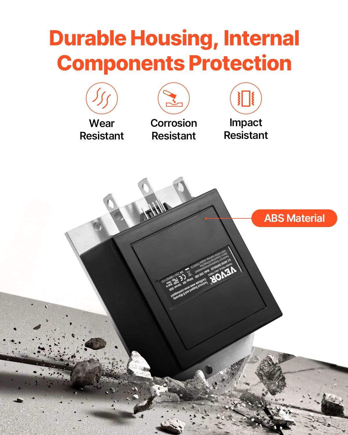 Golf Cart Speed Controller, 36V and 350A, DC Motor Controller Replacement for 1994-2019 EZGO Golf Carts, IP65 Rated Protection, Aluminum Alloy & ABS Housing, Compatible with 1206-4301 Models